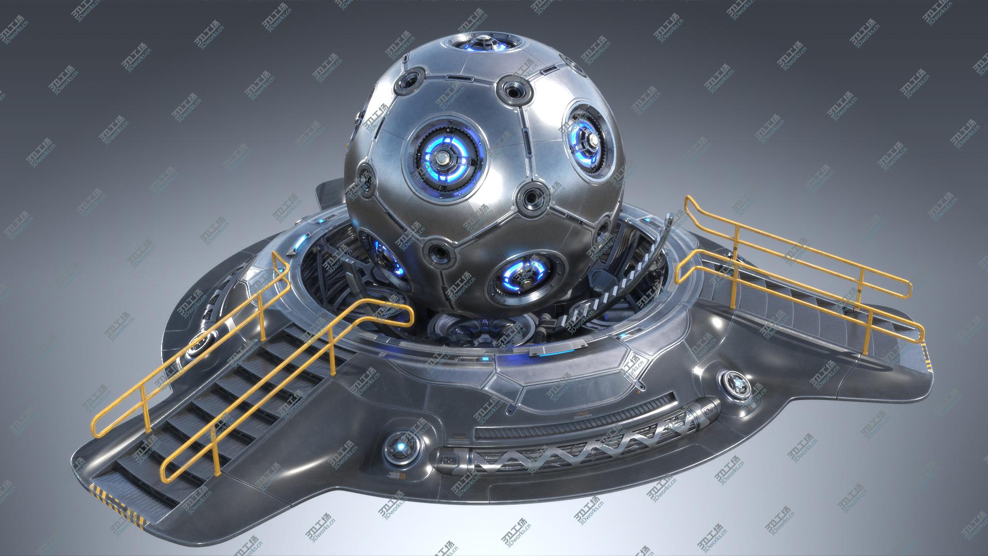 images/goods_img/202104021/3D Sci-fi Hyper AI Core Reactor PBR/2.jpg
